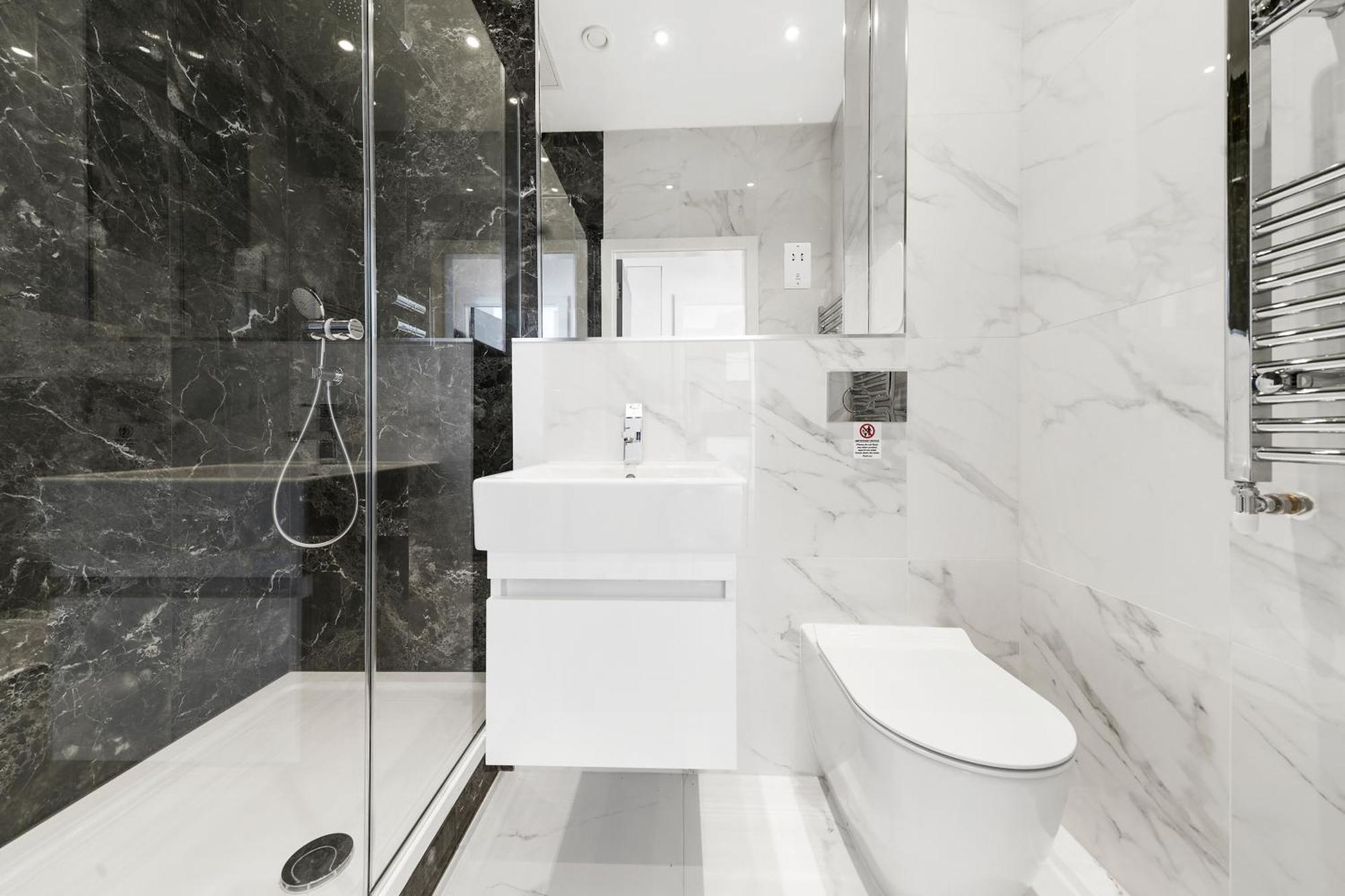 คอลลิงแฮม ไพร์ม อพาร์ตเมนต์ Aparthotel ลอนดอน ภายนอก รูปภาพ Bathroom